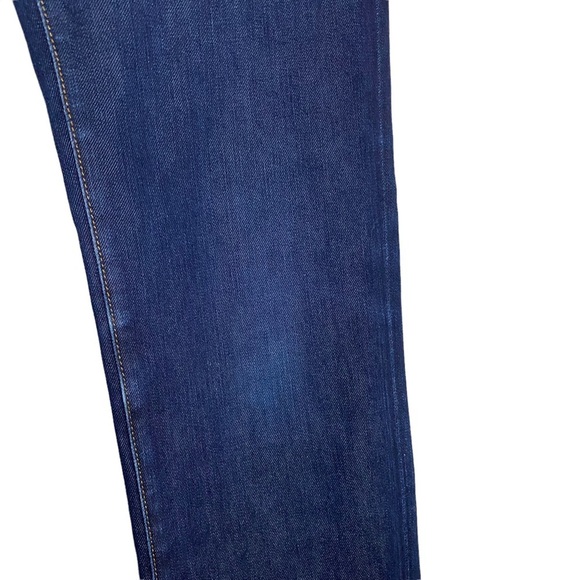 J Brand Mid Rise Slim Straight Leg Dark Wash Denim Jeans Whiskering 28 - Picture 8 of 16